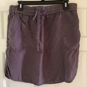 Caslon linen drawstring skirt, 18” long